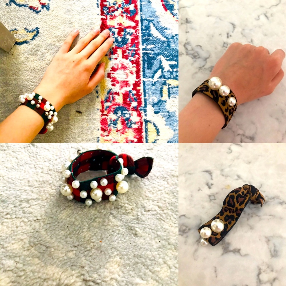 Pair of Anthropologie Hair Tie / Bracelet beaded - Picture 3 of 7